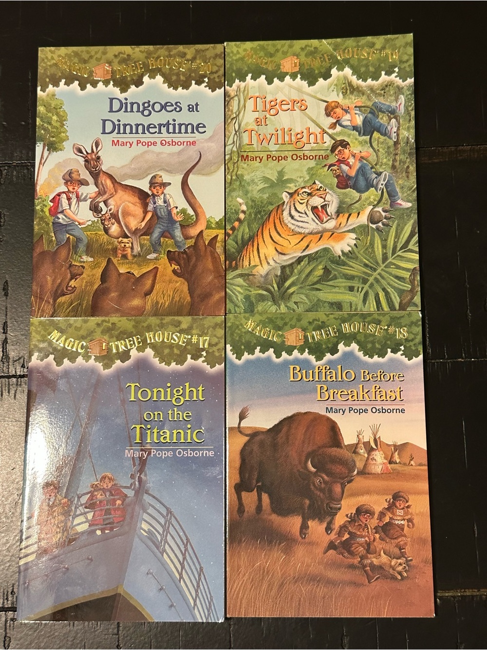 BUNDLE & SAVE! Magic Tree House Paperbacks 4-Book Lot (Books 17-20)